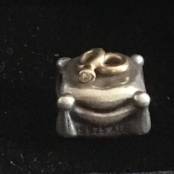 COPY - Pandora two tone wedding rings charm - Picture 3 of 10